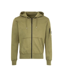 Толстовка Light Fleece Hooded Full Zip Sweatshirt, Capers C.p. company