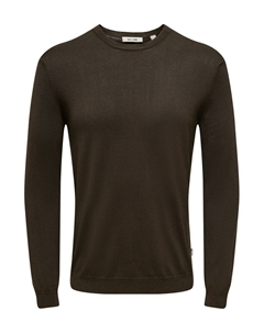 Свитер  ONSWYLER, Dark brown Only & sons