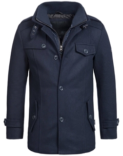 Демисезонное пальто Brandon, Navy Indicode jeans