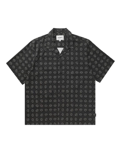 Рубашка Short-Sleeve Furoshiki Shirt, Furoshiki Print/Black Carhartt wip