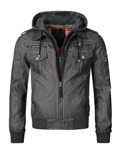 Демисезонная куртка Aaron, Basalt grey Indicode jeans