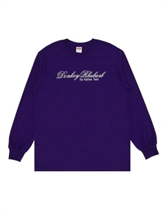 Футболка x Aphex Twin Donkey Rhubarb Long-Sleeve Tee, Purple Supreme