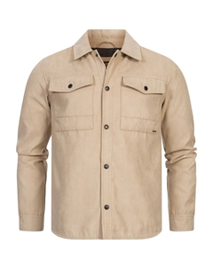 Рубашка на пуговицах классического кроя Finny, Beige Indicode jeans