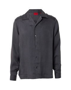 Рубашка на пуговицах Comfort fit Espinone, Black Hugo