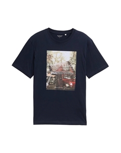 Футболка, Dark blue Tom tailor