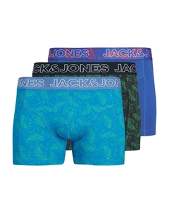 Боксеры  JACCANVEY, Aqua/Royal blue/Black Jack & jones