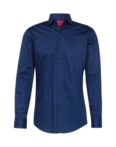 Рубашка Slim Fit на пуговицах Kason, Navy Hugo