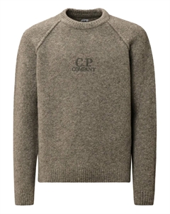 Свитер с вышитым логотипом, серый C.p. company