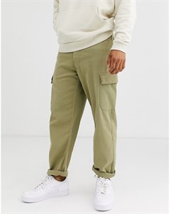 Свободные брюки карго цвета хаки Brooklyn Supply Co Brooklyn supply co.
