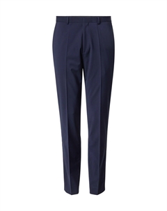 Узкие брюки со складками Hesten253X-MH, Dark blue Hugo