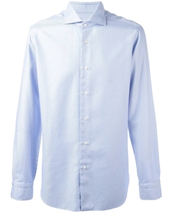 Текстурированная рубашка, синий Barba