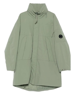 Пуховик с высоким воротником, зеленый C.p. company