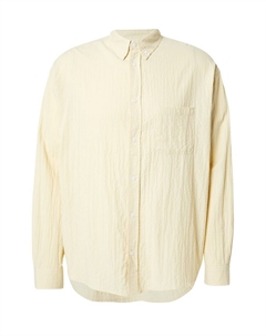 Рубашка на пуговицах Comfort fit, Pastel yellow Weekday