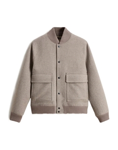 Твиловый бомбер, нейтральный Woolrich