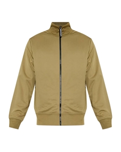 Свитшот с высоким воротником на молнии, зеленый Palm angels