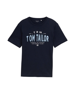 Футболка, Navy/Light blue Tom tailor