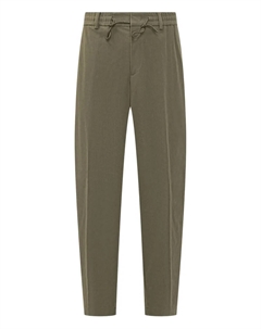 Технические вельветовые брюки на завязках, зеленый Boss