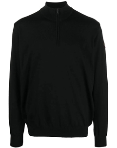 Джемпер тонкой вязки на молнии, черный Paul & shark