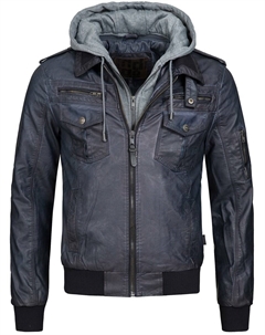 Демисезонная куртка Aaron, Dark blue Indicode jeans