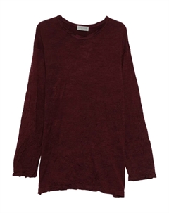 Футболка с длинными рукавами, красный Yohji yamamoto