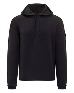 Худи из шерсти с нашивками, синий Premiata