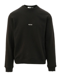 Свитшот с логотипом, черный Msgm