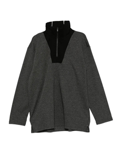 Свитер с высоким воротником, серый Yohji yamamoto