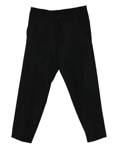 Брюки прямого кроя, черный Yohji yamamoto