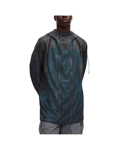 Спортивная куртка мужская, Distant Shadow Graphite Gray Asphalt Gray Print/Indian Ocean Blue Lululemon