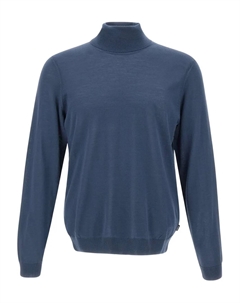 Водолазка в рубчик, синий Boss