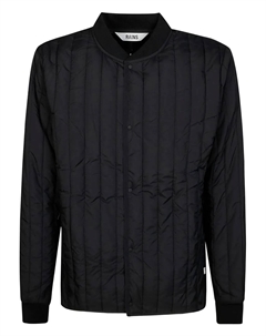 Стеганый бомбер, черный Rains