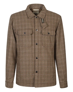 Пиджак с узором "гусиная лапка" в стиле Аляски, коричневый Woolrich