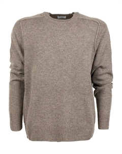 Свитер с круглым вырезом, нейтральный Paolo pecora