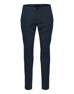 Узкие брюки-чинос Frederic, Dark blue Solid