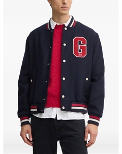 Пиджак с аппликацией на пуговицах, синий Gant