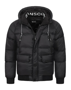 Зимняя куртка Paulix, Black Indicode jeans