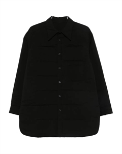Хлопковая рубашка, черный Yohji yamamoto