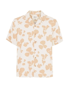 Рубашка на пуговицах классического кроя SDPACHA, Beige Solid