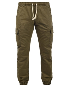 Зауженные брюки-карго Abbal, Green Indicode jeans