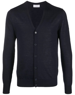 Шерстяной кардиган тонкой вязки, синий Ballantyne