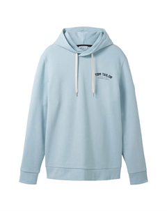 Худи 1037751 Logo, синий Tom tailor