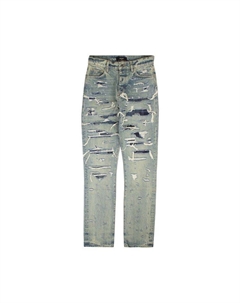 Джинсы Relaxed Boro Repair Jeans, Blue Amiri