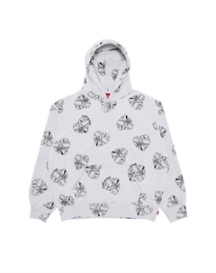 Толстовка Love Cash Hooded Sweatshirt, Ash Grey Supreme