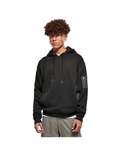 Худи Military Bomber, черный Urban classics