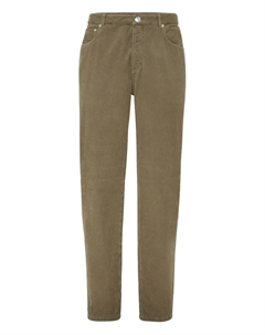 Брюки с петлями для ремня, зеленый Brunello cucinelli