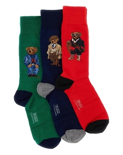 Гольфы с принтом, зеленый Polo ralph lauren