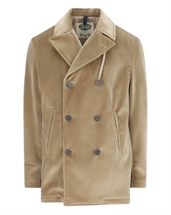 Двубортное пальто с лацканами, нейтральный Camplin