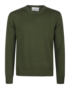 Шерстяной свитер с круглым вырезом, зеленый Ballantyne