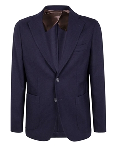 Текстурированный пиджак Bactive Mono, синий Barba