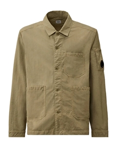 Рубашка-оверши́рт с декоративной линзой, серый C.p. company